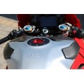 CNC Racing Carbon Fiber/Kevlar Fuel Tank Slider Kit for Ducati Panigale V4 / S / R / Speciale (18-21) and Streetfighter V4 (20-22)